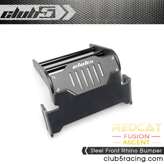 Club 5 Racing Part #C-ASC-025 Steel Front Bumper for Redcat Ascent / Fusion