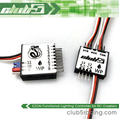 Club 5 Racing Part #C-S04-007 EZON Functional Lighting Controller for RC Crawlers