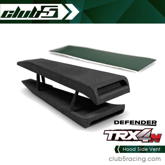 Club 5 Racing Part #C-TRX4-114 Hood Side Vent for Traxxas TRX-4M D110 Defender