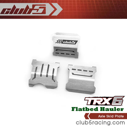 Club 5 Racing Part #C-TRX6-014 Axle Skid Plate for Traxxas TRX-6 HAULER