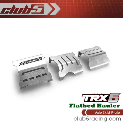 Club 5 Racing Part #C-TRX6-014 Axle Skid Plate for Traxxas TRX-6 HAULER