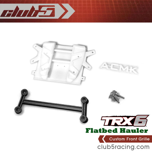 Club 5 Racing Part #C-TRX6-022 Custom Front Grille for Traxxas TRX-6 HAULER