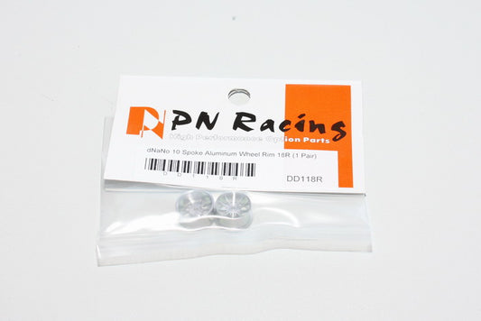 PN Racing Part #DD118R dNaNo 10 Spoke Aluminum Wheel Rim 18R