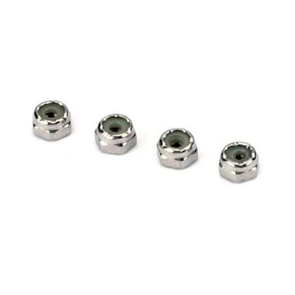 DU-BRO Part #3113 Stainless Steel Nylon Insert Lock Nuts 6 S/S (4ct)