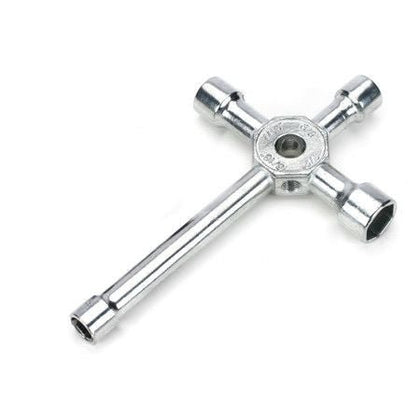 DU-BRO Part #702 4-Way Socket Wrench – Standard & XL Multi-Size RC Tool