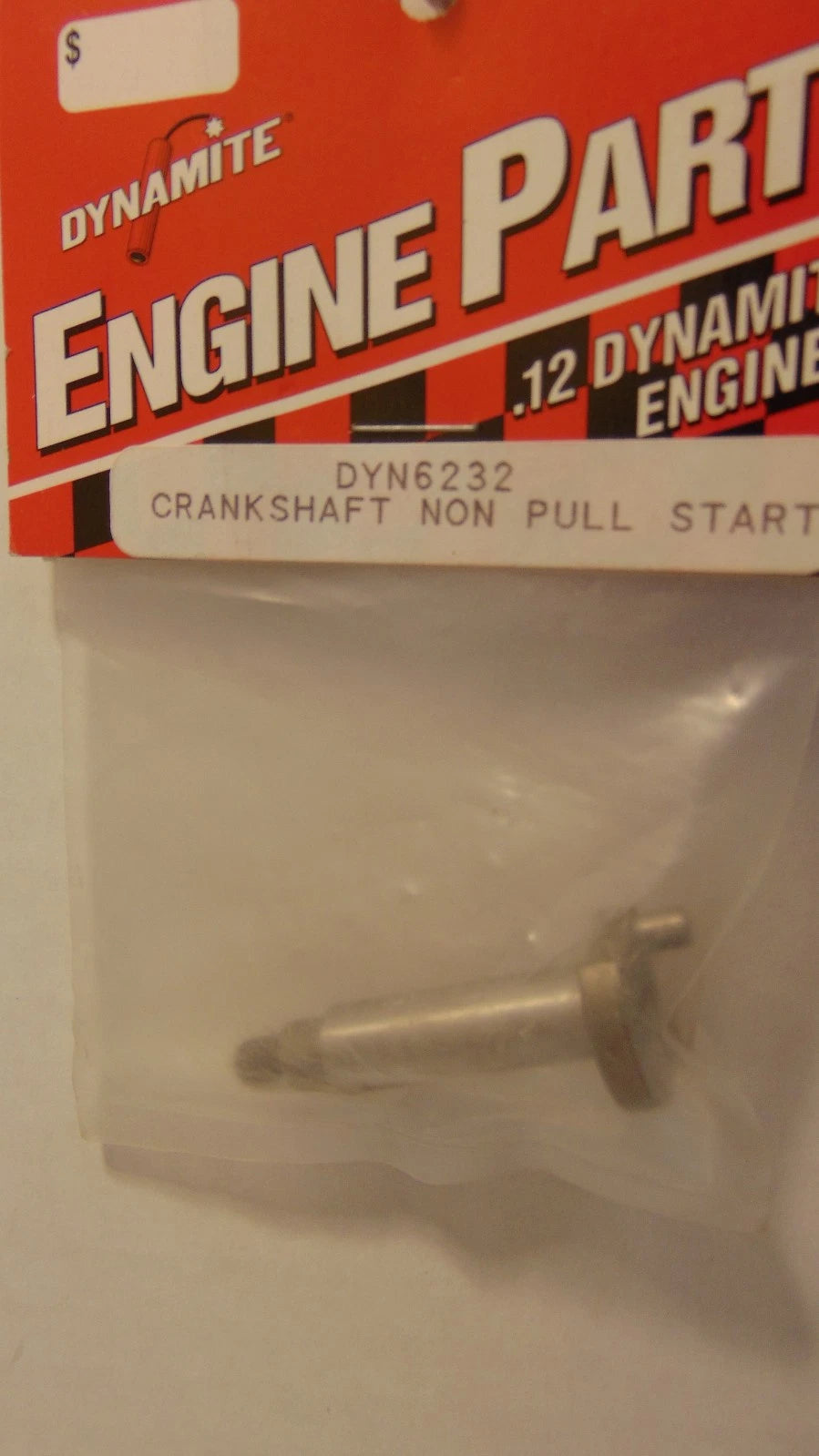 Dynamite Part #DYN6232 Non-Pull Start Crank Shaft TNT Engine NIB