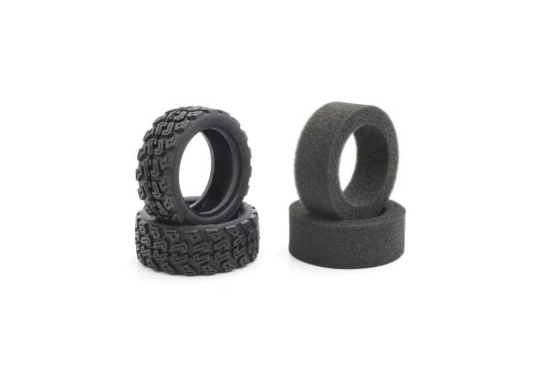 Kyosho Part #FAT708M Rally Tire FZ02-R (M) (2pcs)