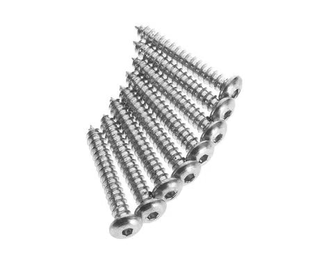 Great Planes Part #GPMQ3126 Button Head Sheet Metal Screws 4x3/4 (8)