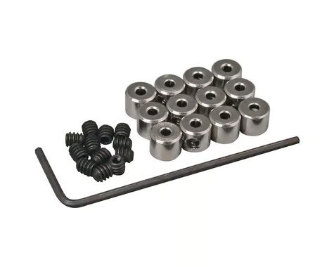 Great Planes Part #GPMQ4301 Plated Wheel Collars 1/16" (12)