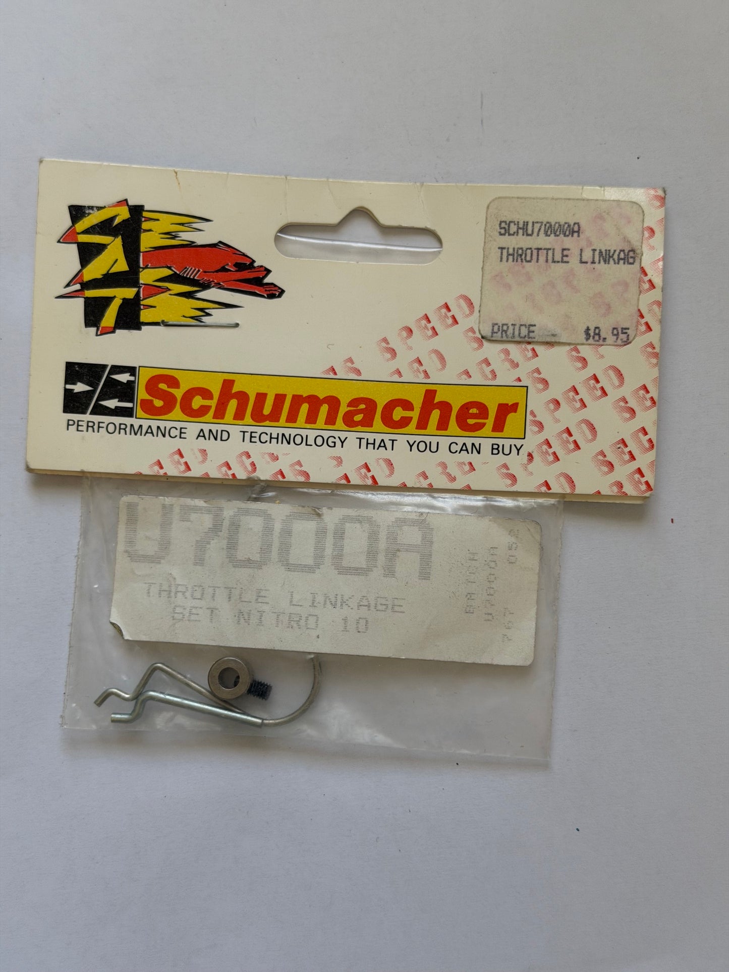 Schumacher Part #U7000A Throttle Linkage Set Nitro 10