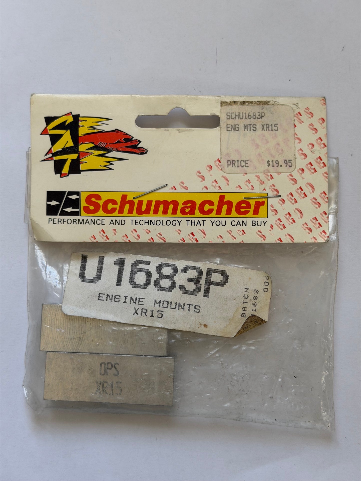 Schumacher Part #U1683P Engine Mounts XR15