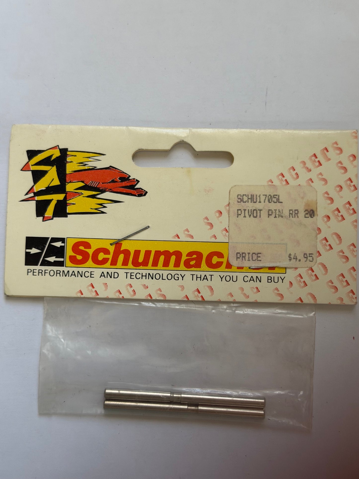 Schumacher Part #U1705L Pivot Pin RR 20