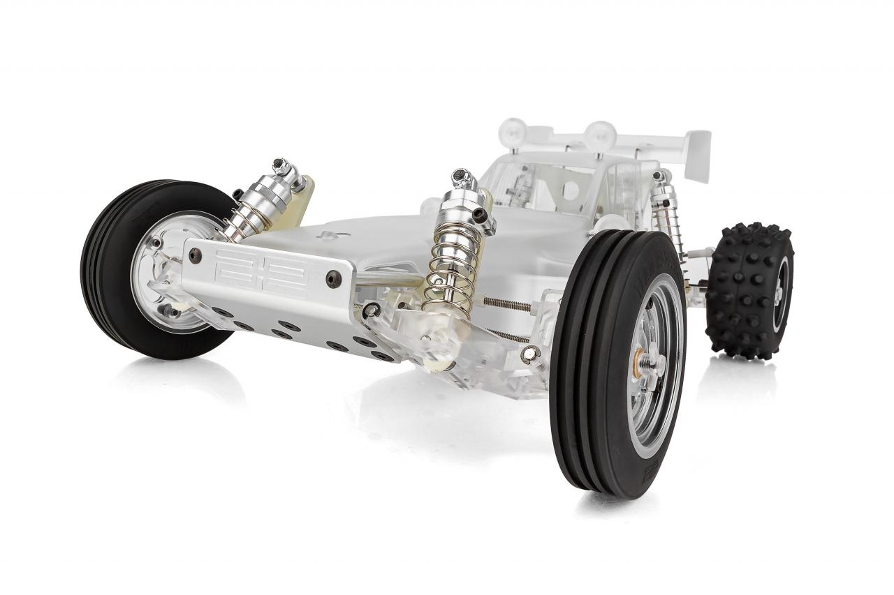 RC10CC Classic Clear chassis detail
