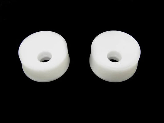 PN Racing Mini-Z 2WD Machine Cut Delrin 8.5x19mm Wheel Front 1 (White) Part #MR2079F1