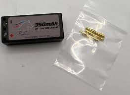 Silver Horse Part #SH0831 450 mAh 7.4v 60c Lipo Hardcase 2mm Bullet Racing Battery