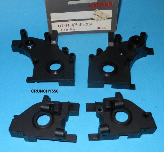 Kyosho Part #OT84 Gear Box (Front & Rear) Optima Mid (1987) - Vintage