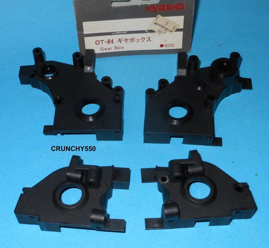 Kyosho Part #OT84 Gear Box (Front & Rear) Optima Mid (1987) - Vintage