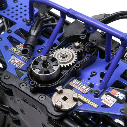 Losi 1/8 LMT 2.0 Son-Uva Digger 4X4 Solid Axle Brushless Monster Truck RTR, Blue