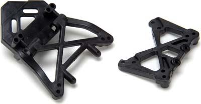Team Losi Part #LOSB1038 Front/Rear Shock Towers: Mini-DT
