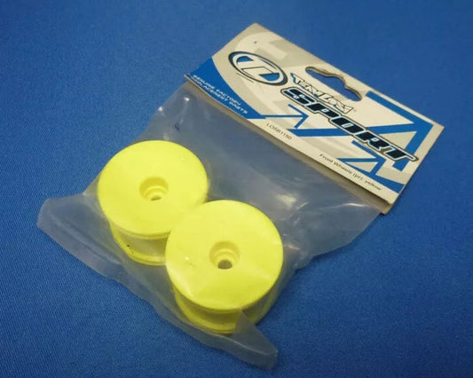 Team Losi Part #LOSB1150 Front Wheels (Pr) - Yellow
