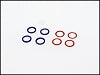 PN Racing Mini-Z MR02/03 Double A Arm Spring Holder Shims Set Part#: MR2056FS
