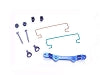 PN Racing Part #MR2695B Mini-Z MR02 Front Swing Bar with 0.5 Caster Tower Bar (Blue)