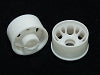 PN Racing Mini-Z MR015/MR02 White Rear Wheel Rim 0 Offset Part# MR2070R0