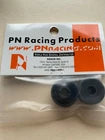 PN Racing Mini-Z 2WD Machine Cut Delrin 20mm Wheel Front 2 (Black) Part #MR2077F2