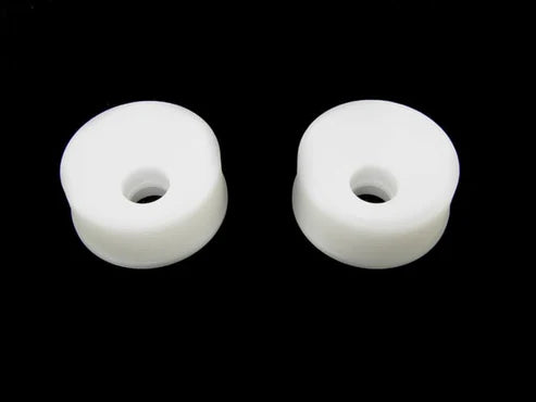 PN Racing Mini-Z 2WD Machine Cut Delrin 8.5x19mm Wheel Front 3 (White) Part #MR2079F3