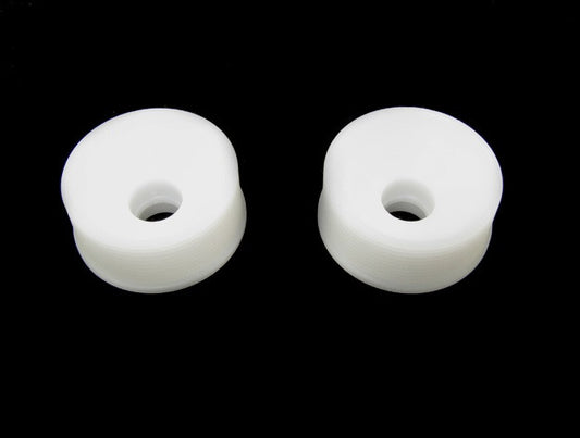 PN Racing Mini-Z 2WD Machine Cut Delrin 8.5x19mm Wheel Front 2 (White) Part #MR2079F2