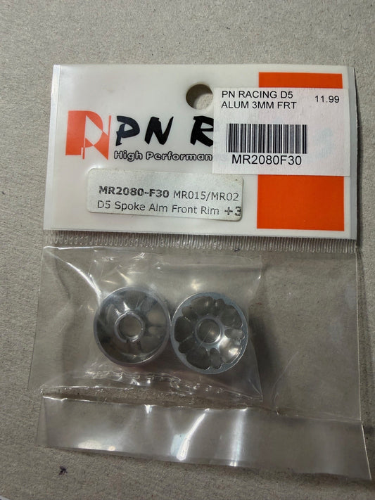 PN Racing Part #MR2080-F30 MR015/MR02 D5 Spoke Alm Front Rim +3
