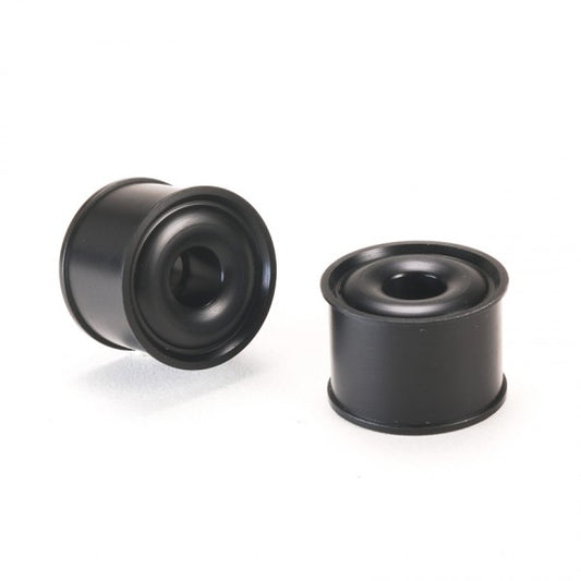 PN Racing Mini-Z 2WD Machine Delrin Cut Formula 14x20mm Flanged Rim R14 2 pcs Black Part #MR2088R14
