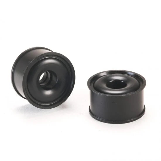 PN Racing Mini-Z 2WD Machine Cut Delrin Black 20mm Wheels (Formula One Style) R2 Part #MR2088R2