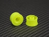 PN Racing Mini-Z 2WD Machine Delrin Cut Yellow Formula 11x19mm Flanged Wheel R0 Part#: MR2089R0-19