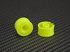 PN Racing Mini-Z 2WD Machine Delrin Cut Yellow Formula 11x20mm Flanged Wheel R2 Part#: MR2089R2