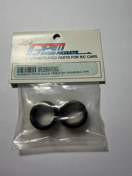 Team GPM Part #MR2888AR08G Rubber Rear Slick Tire (For Ori) 8 Deg 1pair