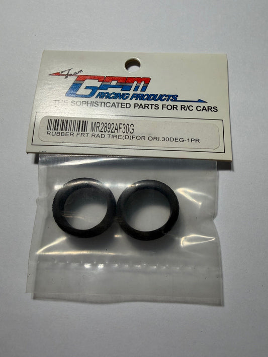 Team GPM Part #MR2892AF30G Rubber Front Rad Tire (D) for Ori 30 Deg - 1pair
