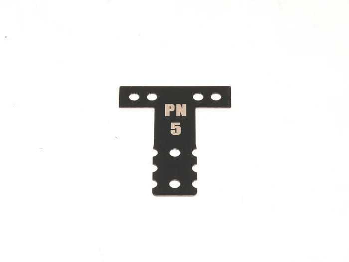 PN Racing Mini-Z MR03/MR04 MM Spring Steel T-Plate #5 (Black) Part#: MR3075K