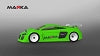 Marka Part #MRK-8021-07 Mini-Z RK408 Racing Lexan Clear Body Kit (98mm W/B)