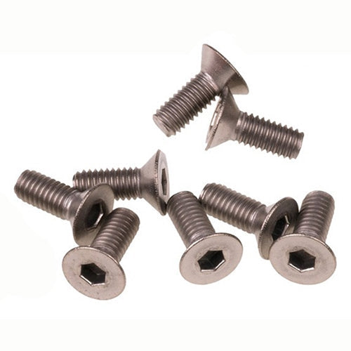 3Racing TS-FSM306M M3x6 Titanium Flat Head Hex Socket Screws