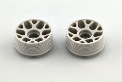 Marka Part #MZR-205F3 V1 Mini-Z 2WD CNC Delrin FRONT Wheel 8.5x20mm +3 Offset (LIGHT GREY)