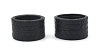 Marka V1 Mini-Z RCP Rubber Rear Radial Tire 15 degree medium 14mm (1 Pair) Part#: MZR-V1RR15-14