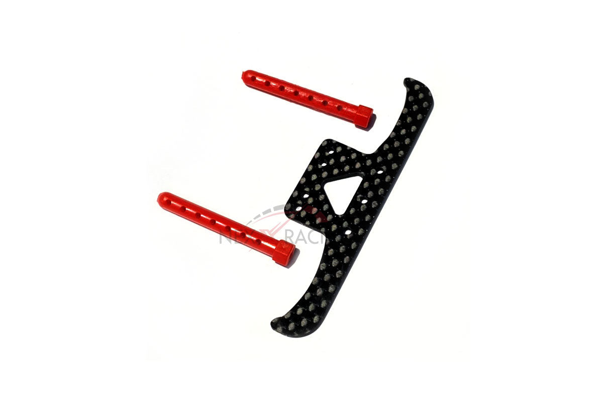 NEXX Racing NX-017 Mini-Z Lexan Pancar Body Carbon Front Bumper