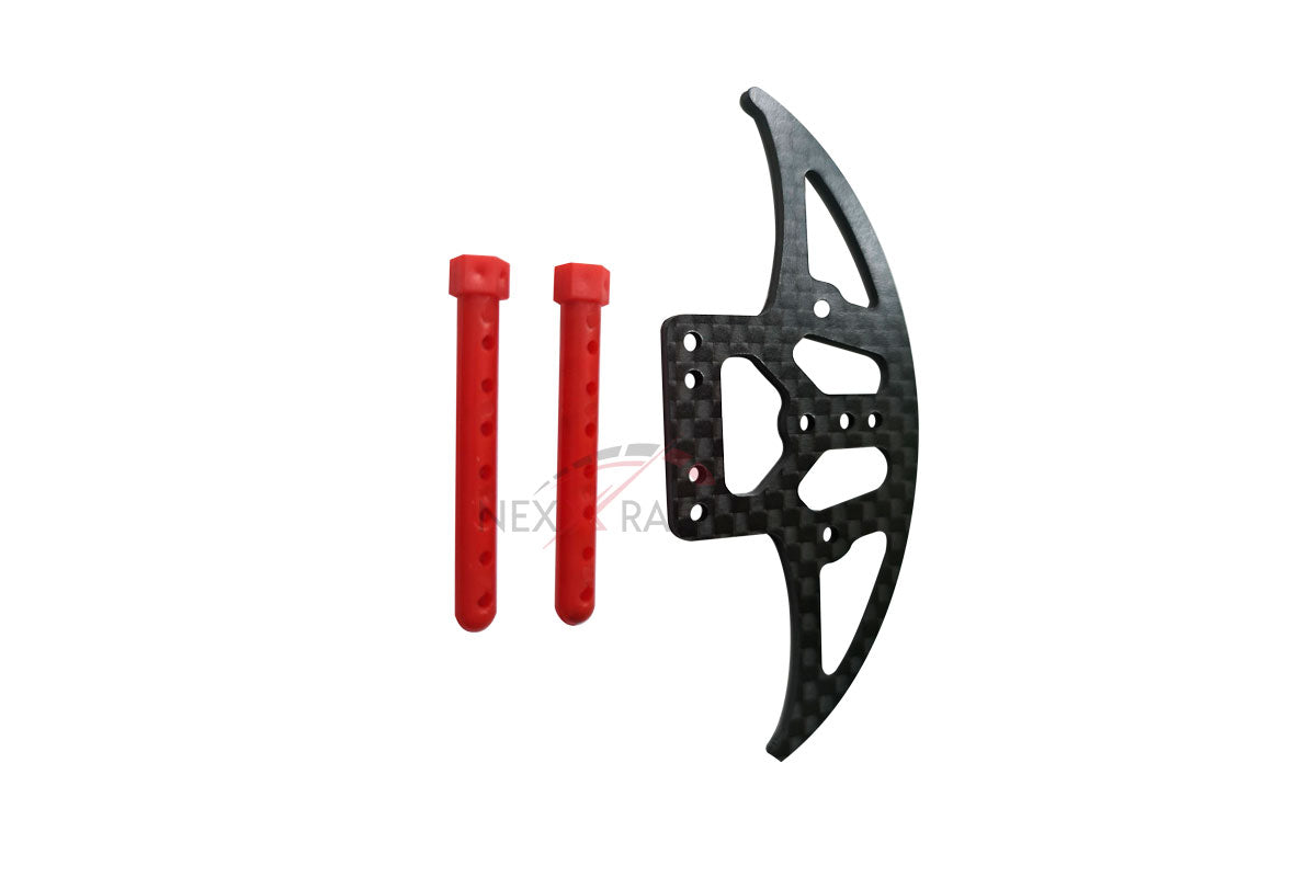 NEXX Racing NX-018 Mini-Z Lexan GT Car Body Carbon Front Bumper
