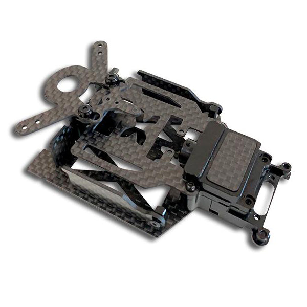NEXX Racing NX-111 SKYLINE Dual Lipo Carbon Chassis Conversion Kit for MR03, Black