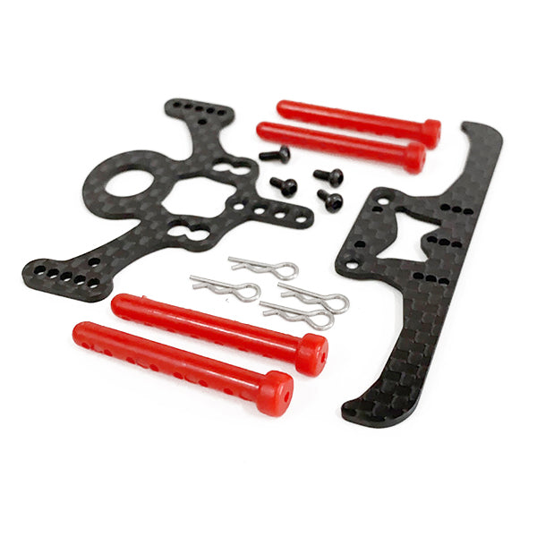 NEXX Racing NX-129 Lexan Pancar Body Mount Damper Plate