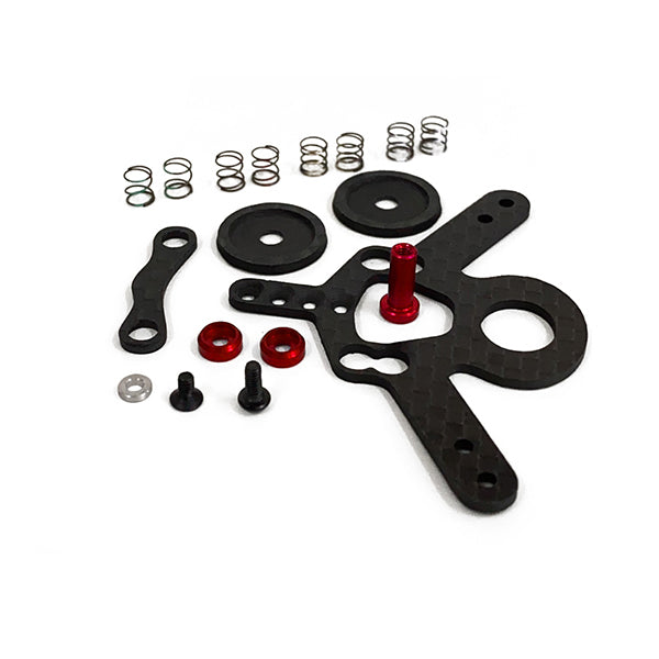 NEXX Racing NX-141 Multilength Carbon Disk Damper for Lexan, Red