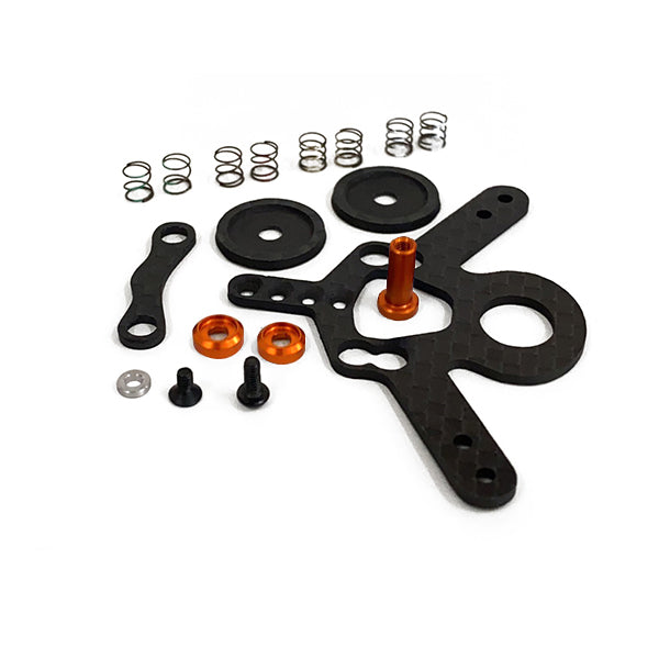 NEXX Racing NX-142 Multilength Carbon Disk Damper for Lexan, Orange