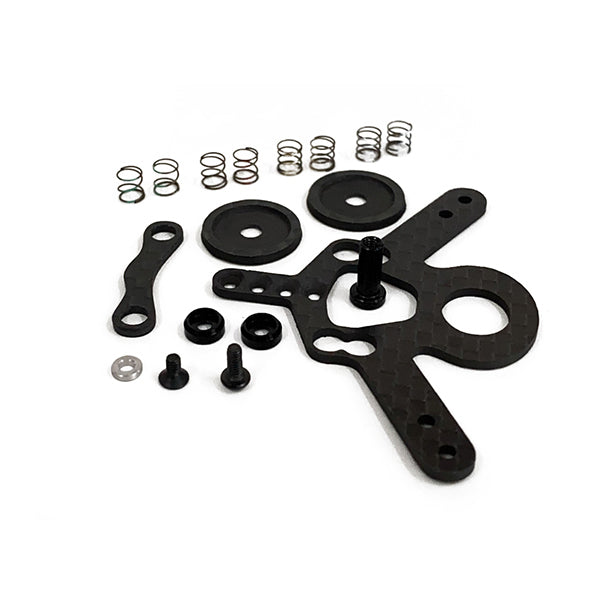 NEXX Racing NX-144 Multilength Carbon Disk Damper for Lexan, Black