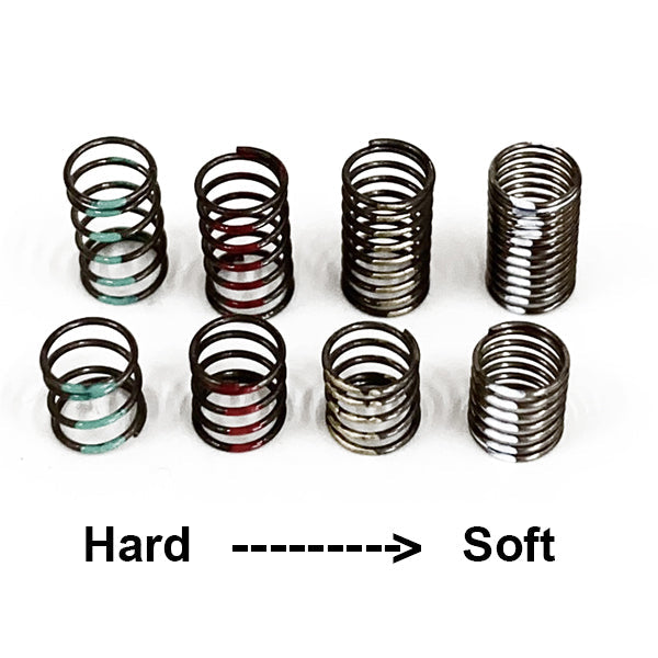 NEXX Racing NX-149 Spring Set for Dual-Spring Precision Bearing Center Shock, 8 pieces
